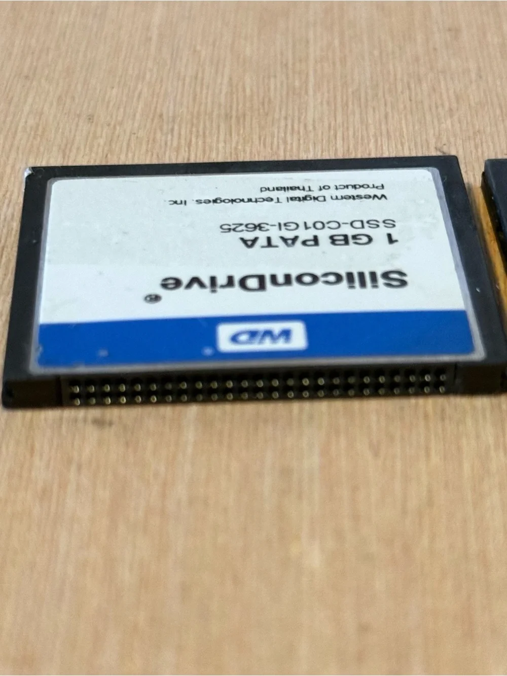 2-Western Digital SiliconDrive SSD-C01GI-3625, 1/2GB PATA Card“UNTESTED”Read Blw